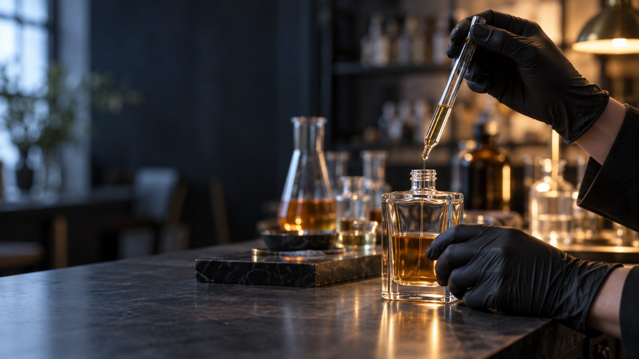 Rempli, fermé, scellé – flacon après flacon.